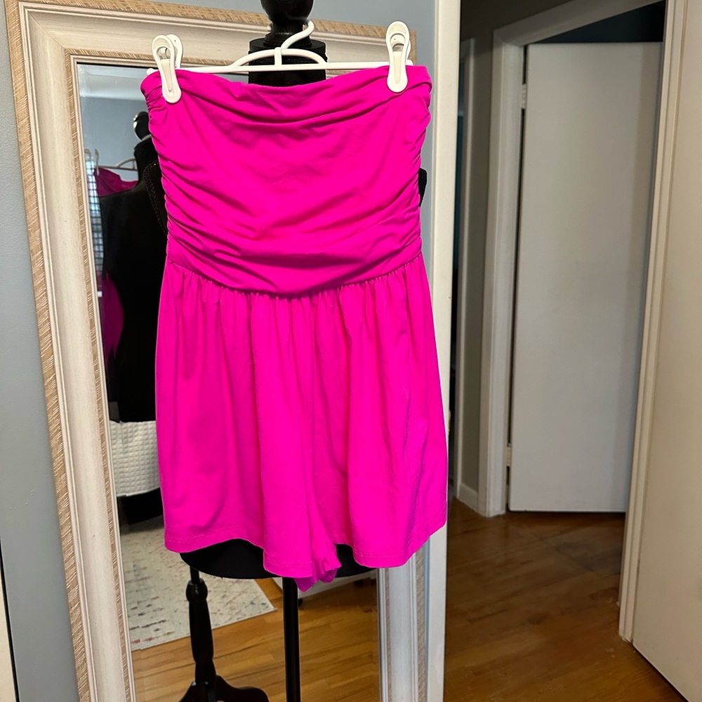 SUSANA MONACO HOT PINK ROMPER